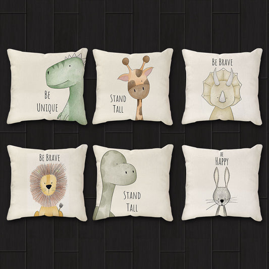 Federa cuscino leone cartoon