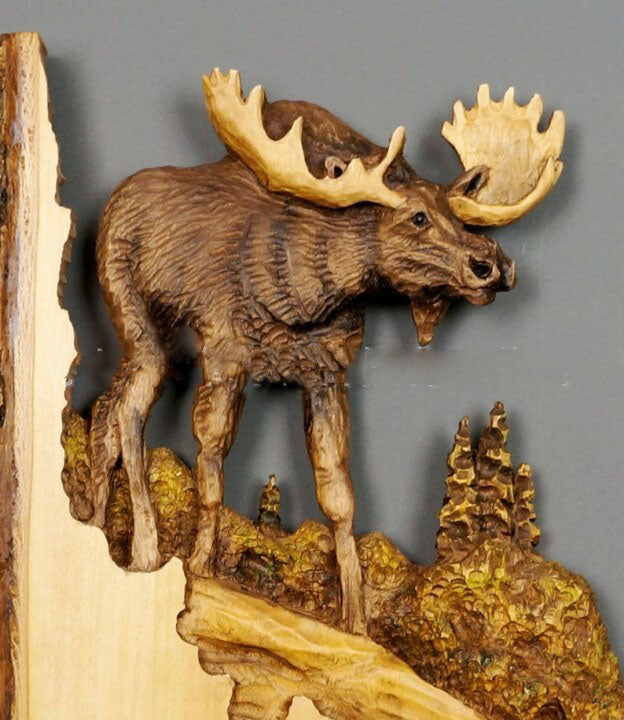 Quadro legno animale