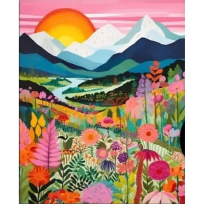 Dipinto fiori da colorare