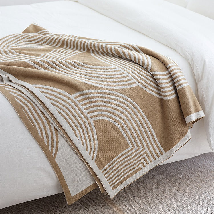 Coperta nordica a maglia