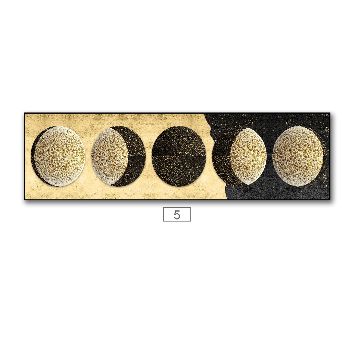 Quadro luna oro