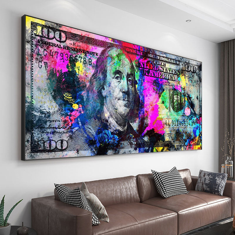 Quadro con denaro