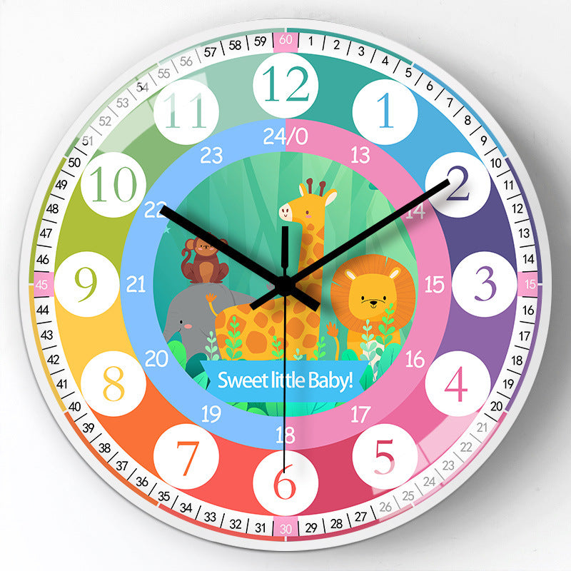 Orologio da parete Polpo marino colorato