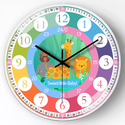 Orologio da parete Polpo marino colorato