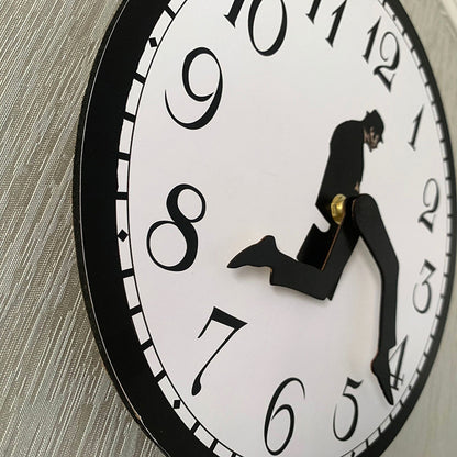 Orologio da parete Cavallo bicolore legno