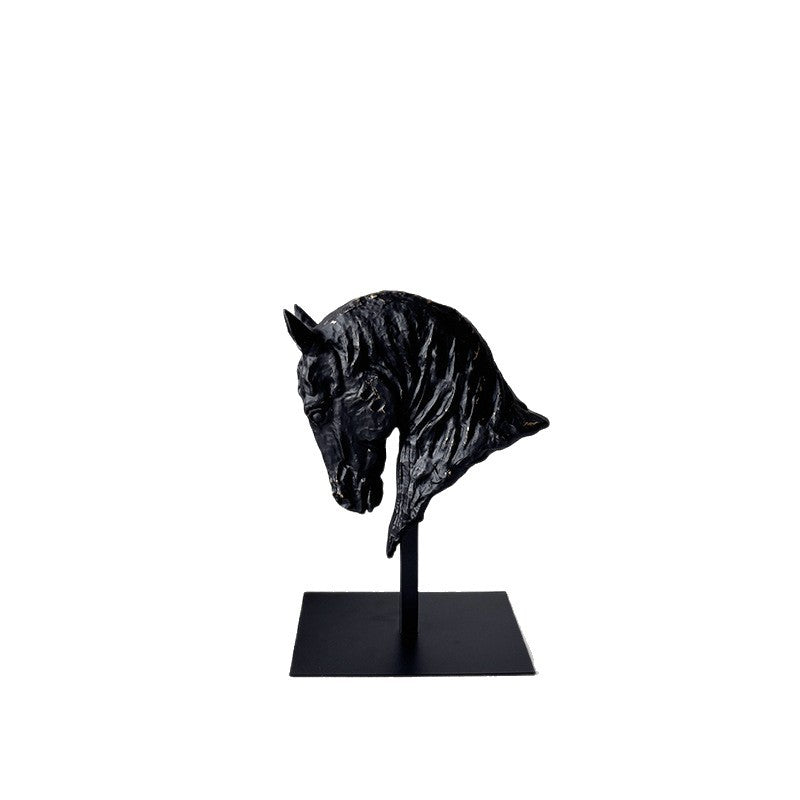 Decorazione cavallo nero