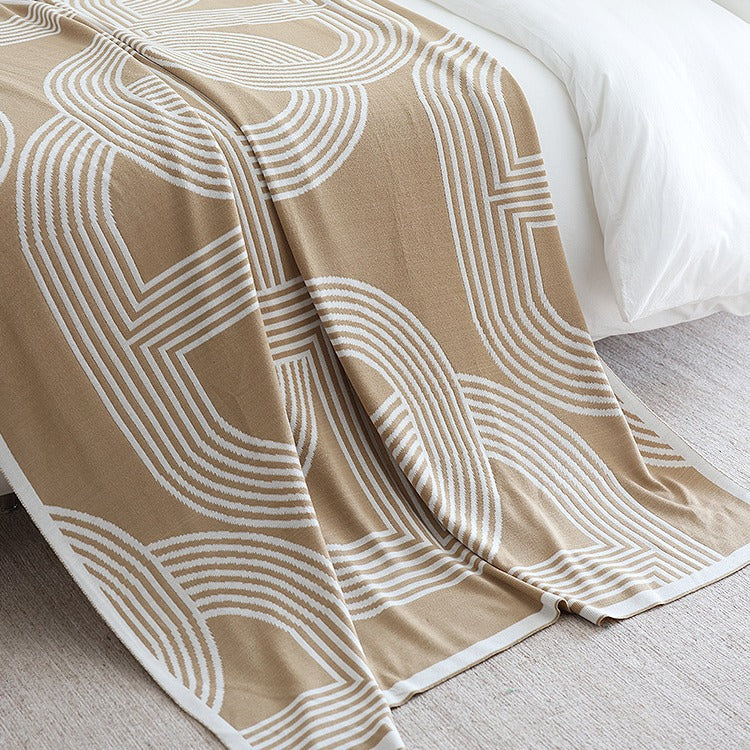 Coperta nordica a maglia