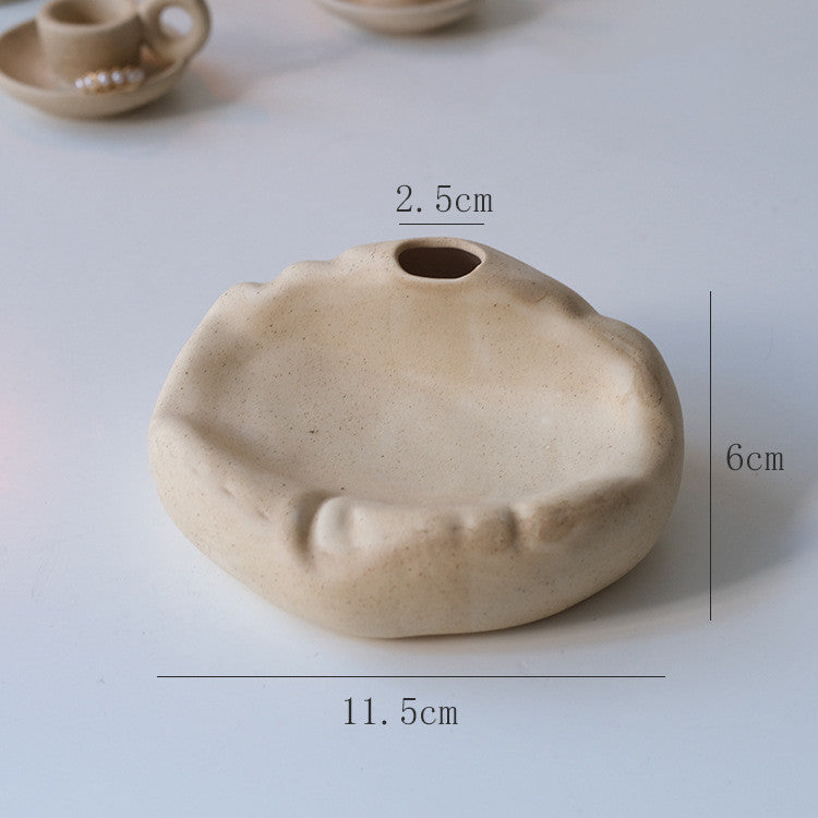 Portacandela ceramica retrò