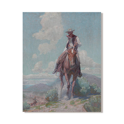 Stampa Cowboy Vintage