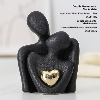 Decorazione cuore oro