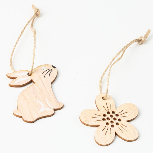 Coniglio legno saltante appeso