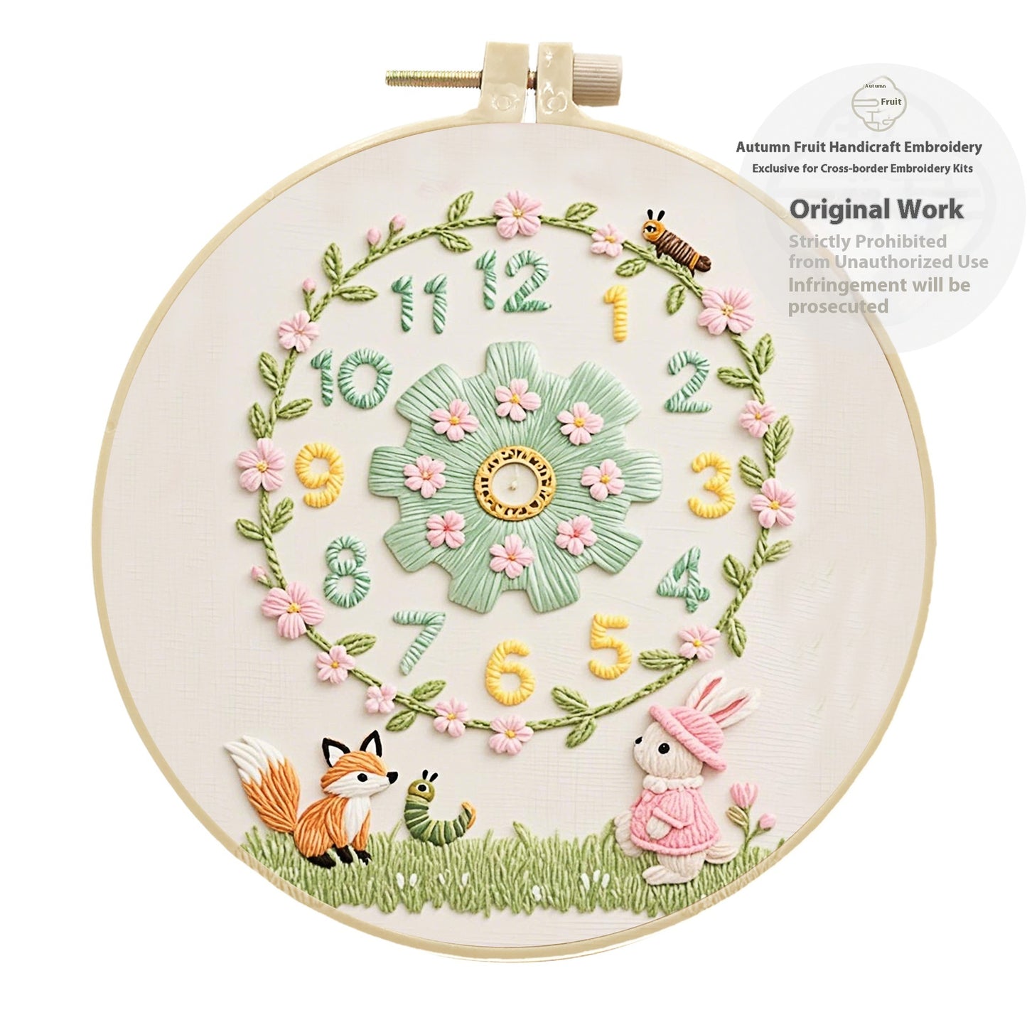 Kit ricamo orologio