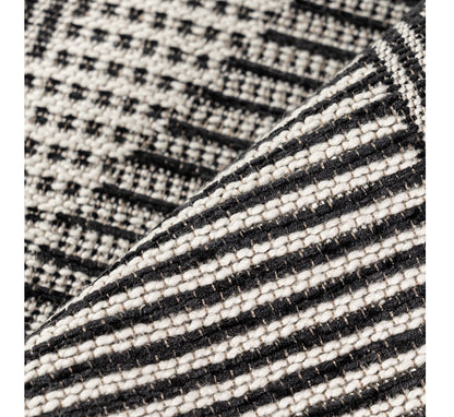 Cuscino grigio-nero astratto