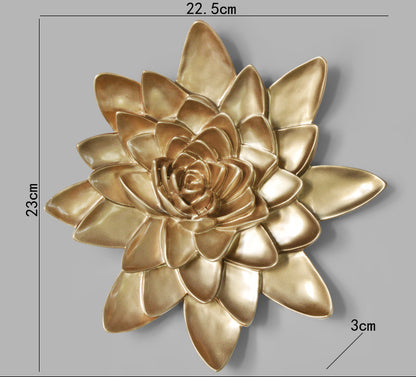 Decorazione fiori in rilievo