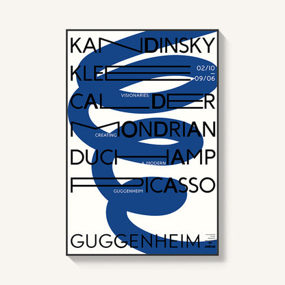 Poster arte astratta minimalista