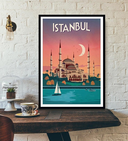 Poster canvas viaggio nel mondo