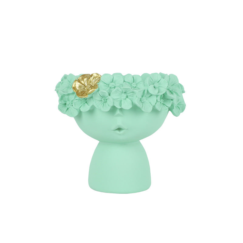Ornamento resina in stile nordico