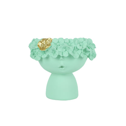 Ornamento resina in stile nordico