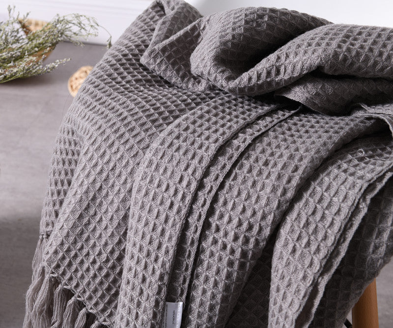 Coperta grigia piccola rilievo