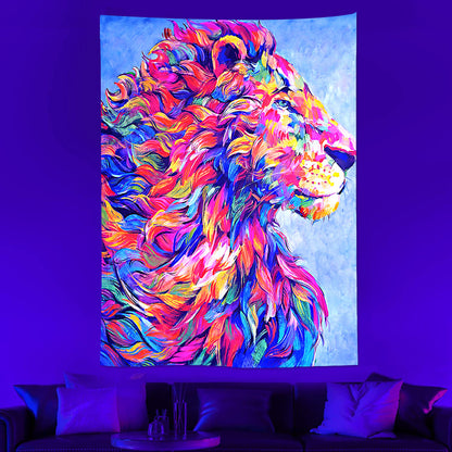Arazzo Neon Animali