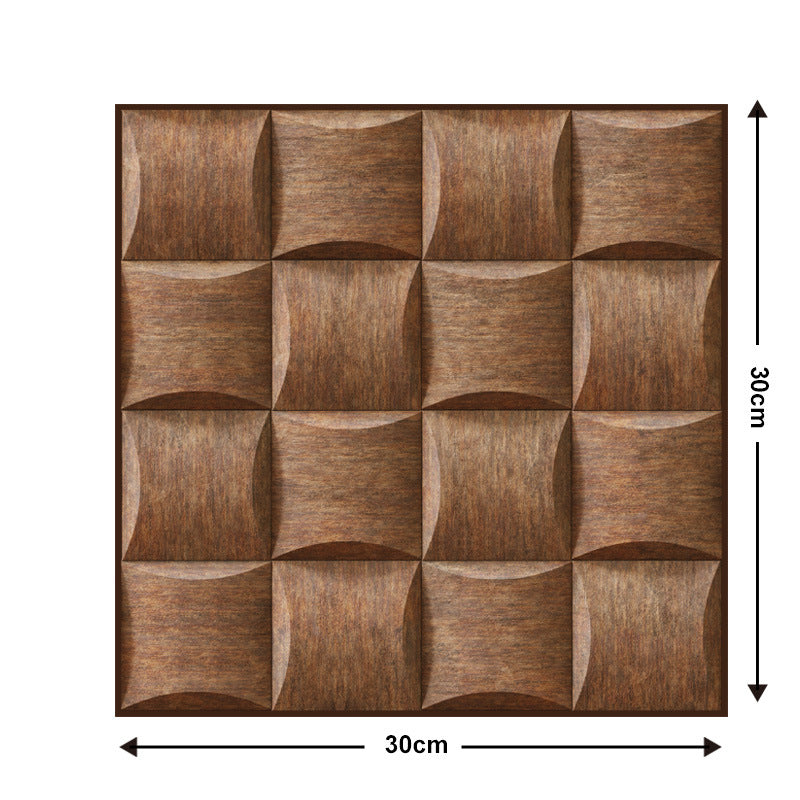 Adesivo murale legno 3D