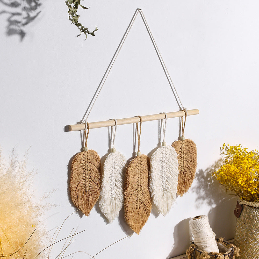 Arazzo cotone foglie