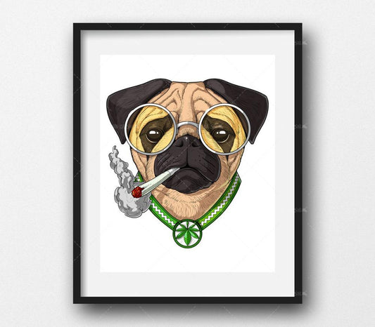Poster Carlino hipster