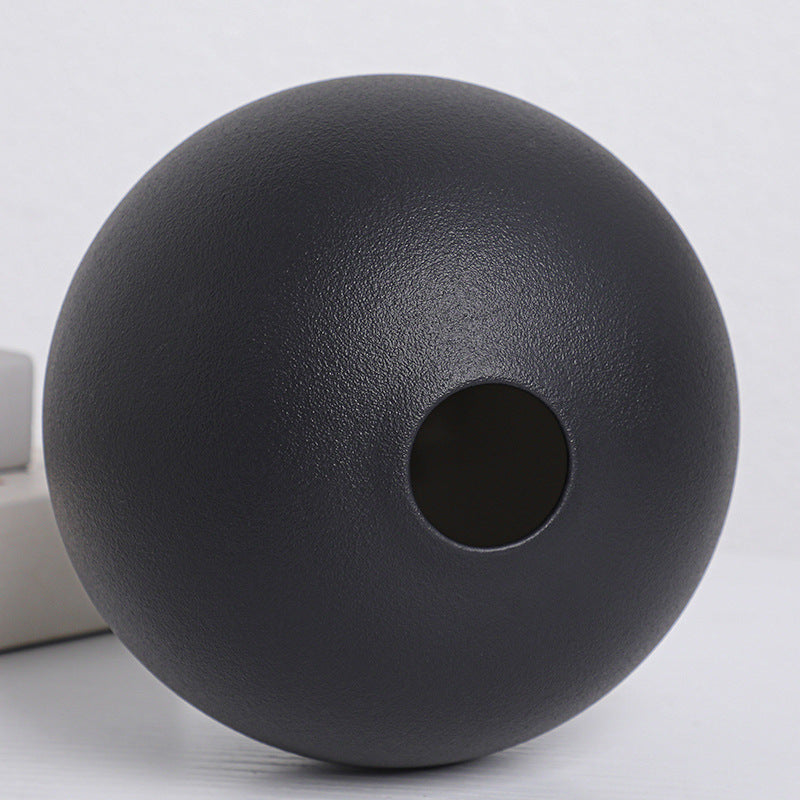 Vaso sferico ceramica nordico