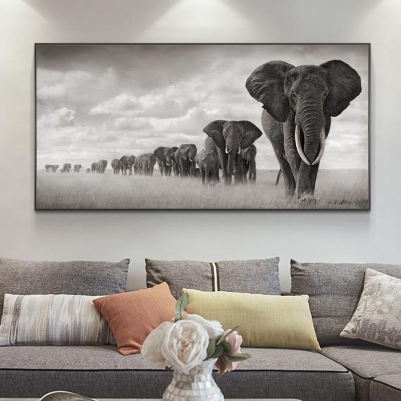 Quadro elefante africano