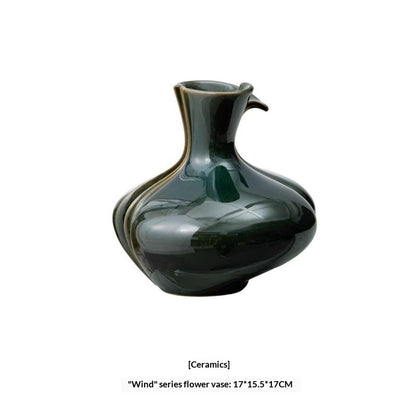 Vaso decorativo verde