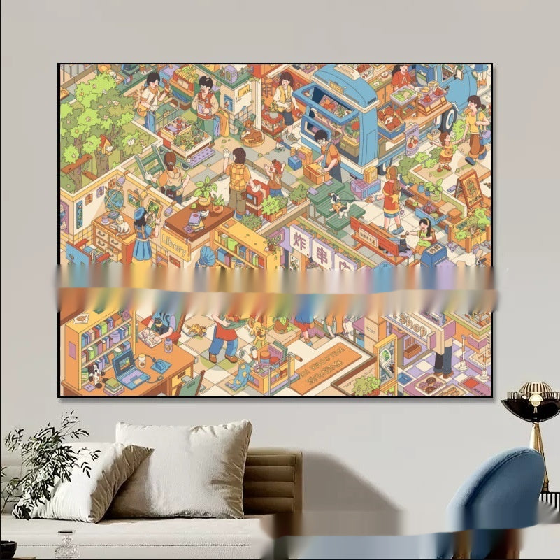 Quadro fiera paesana