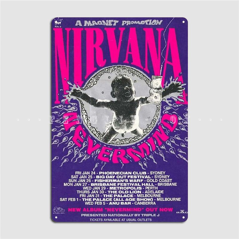 Poster lineare metallico