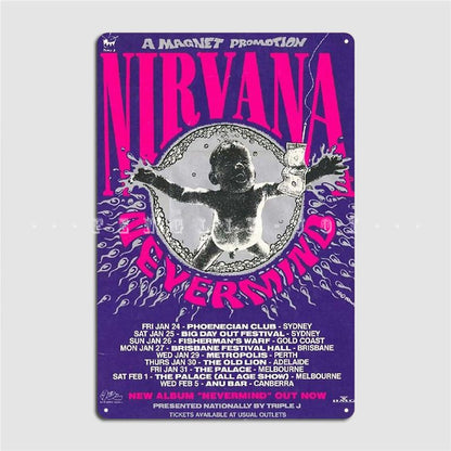 Poster lineare metallico