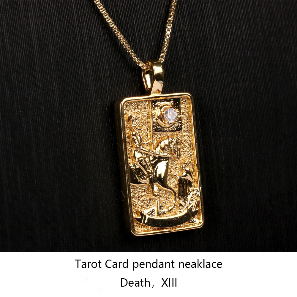 Collana tarocchi ventidue arcani mini oro