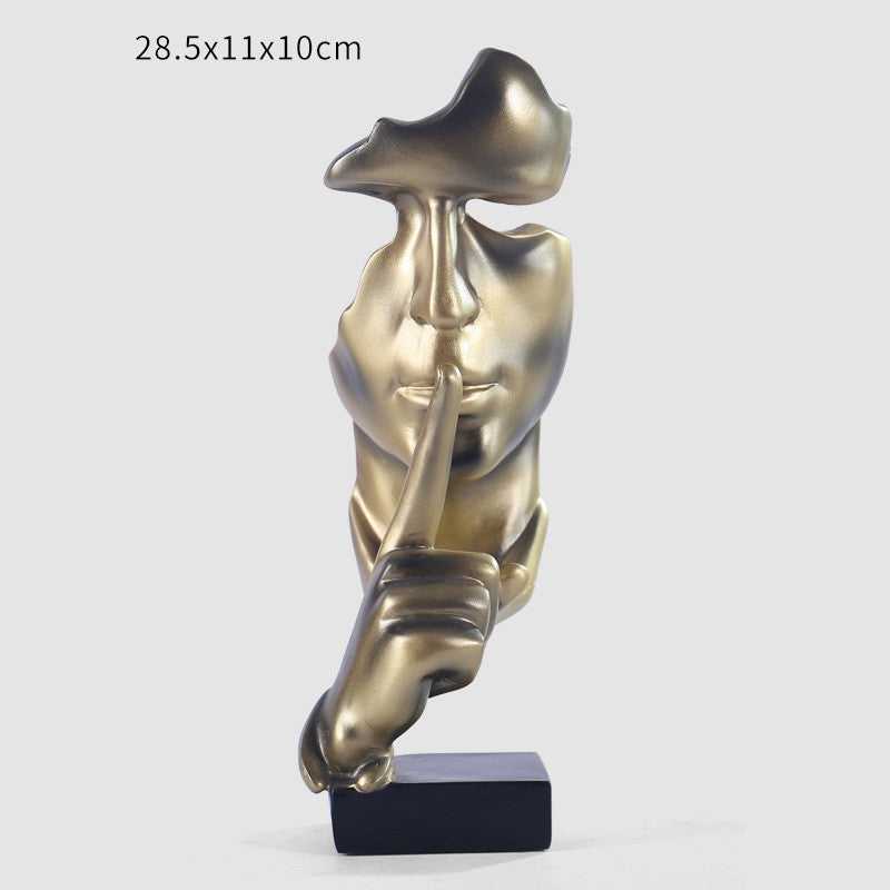 Decorazione viso astratto