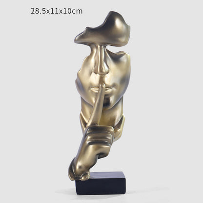 Decorazione viso astratto