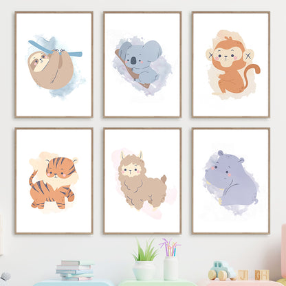 Poster scandinavo animali