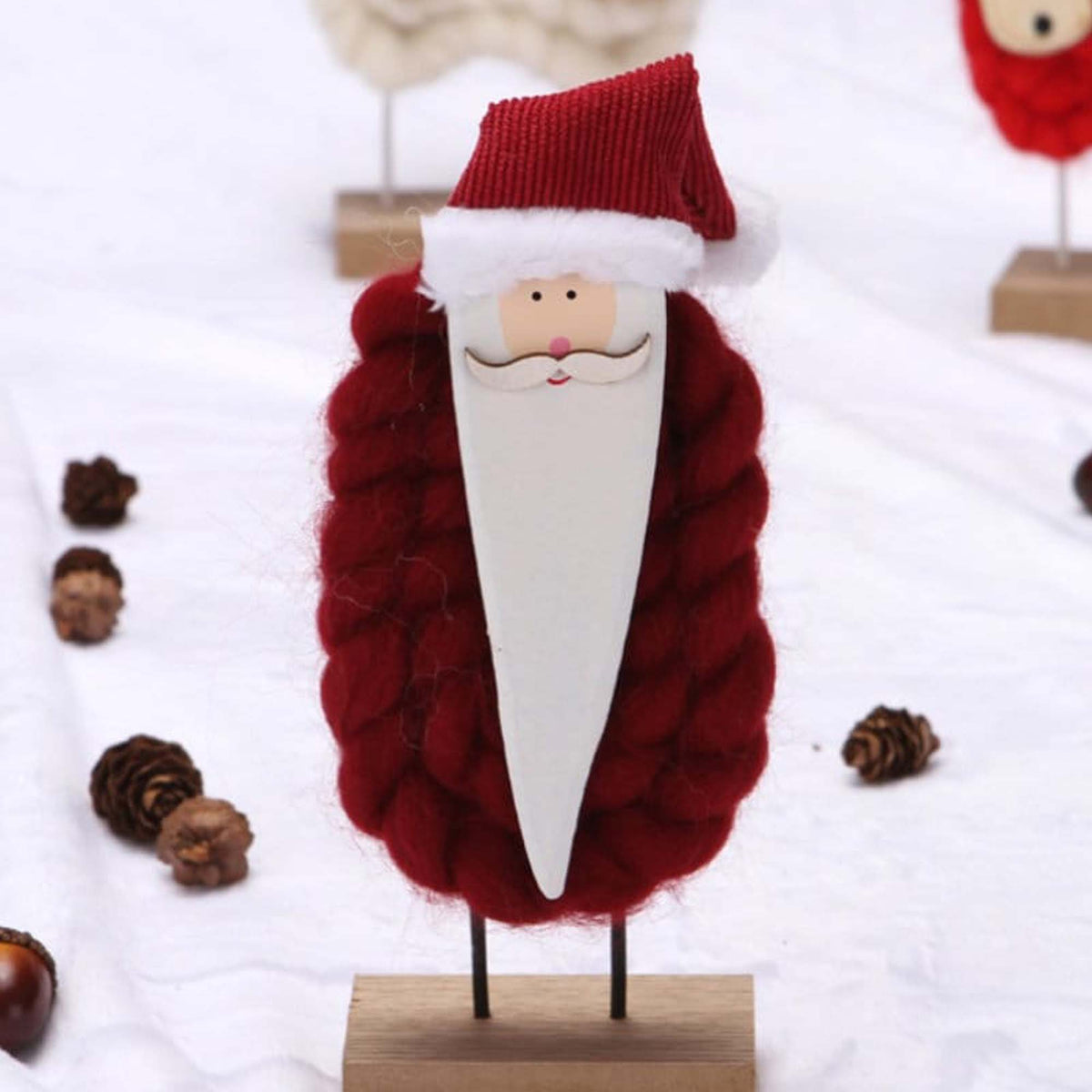 Decorazione alce feltro natale