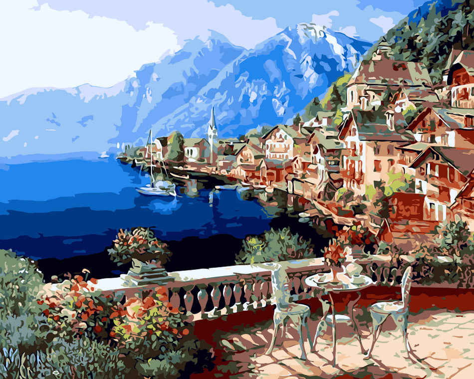 Quadro Paesaggio Floreale