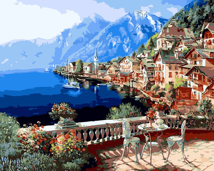 Quadro Paesaggio Floreale
