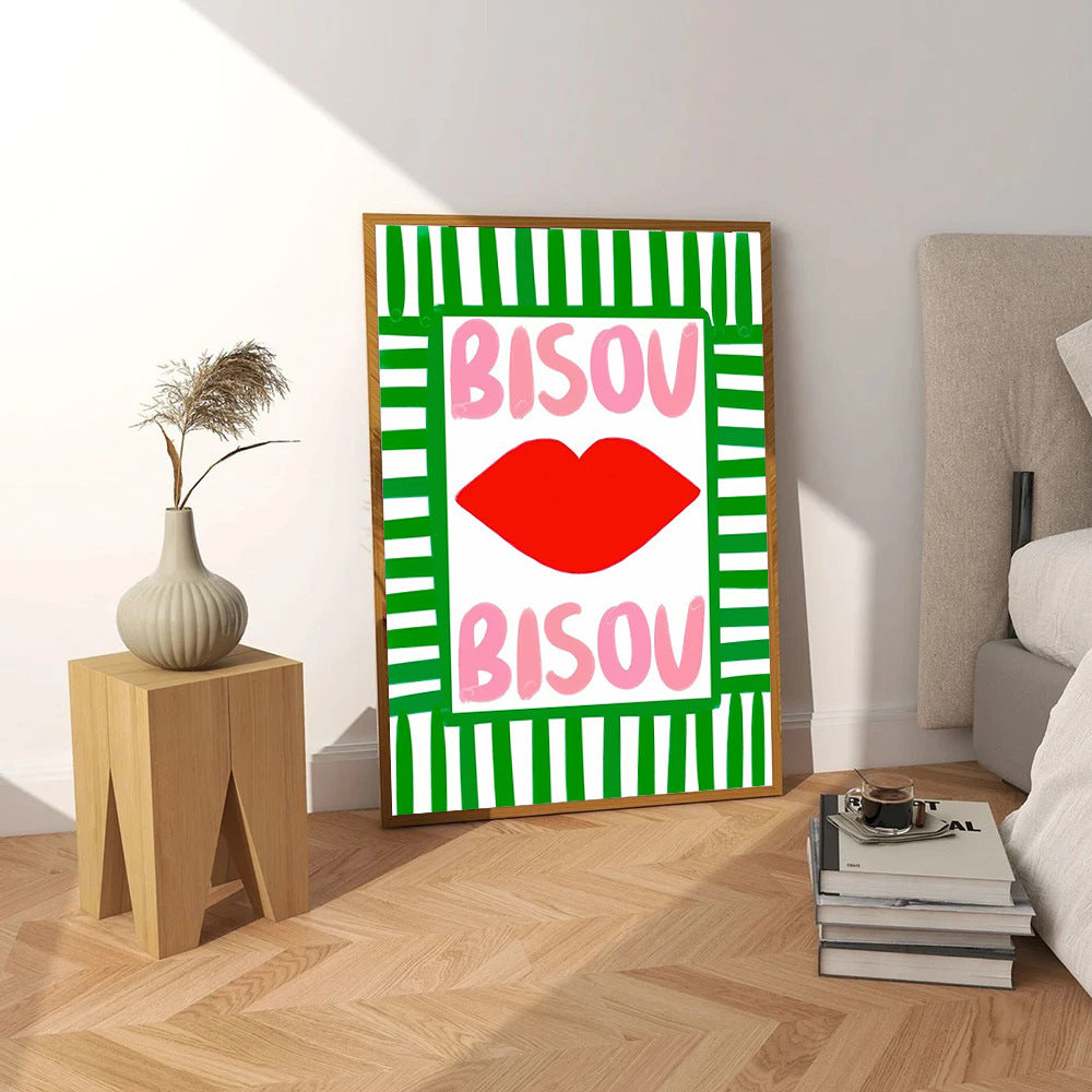 Quadro con scritta