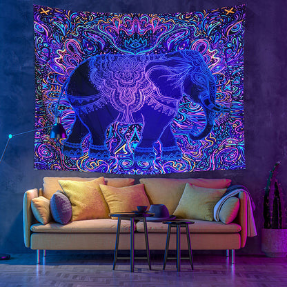 Ornamento mandala fluo