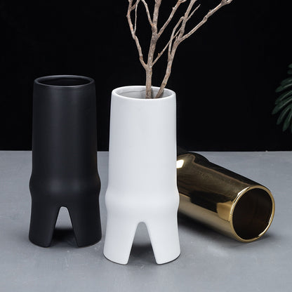 Vaso ceramica geometrico moderno