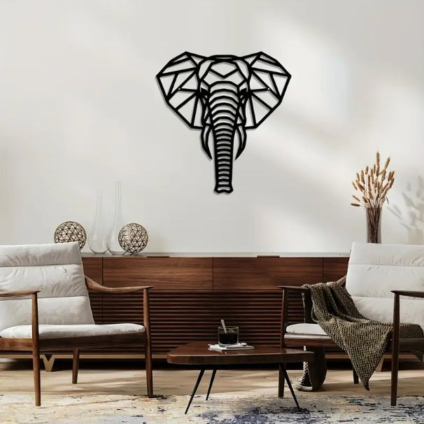 Decorazione metallica elefante