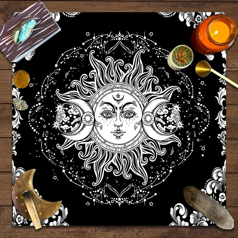 Tovaglia tarocchi fase lunare