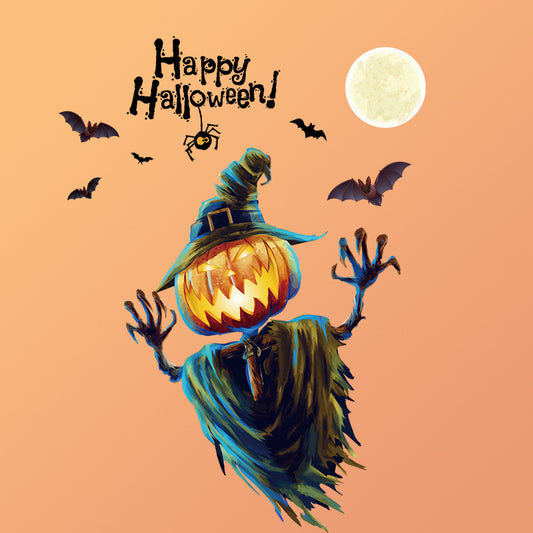 Adesivo murale Zucca di Halloween