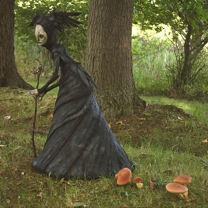 Ornamento Giardino Resina Strega