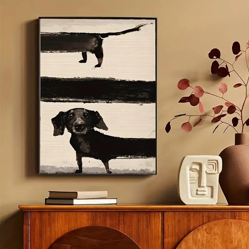 Quadro cane moderno
