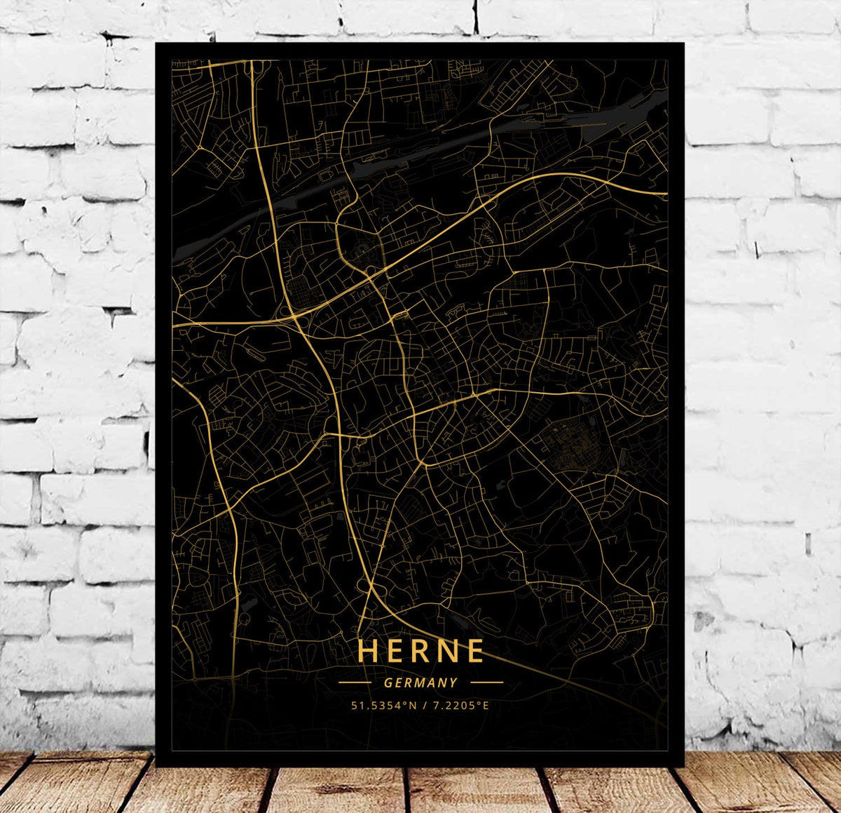 Poster Mappa di Essen