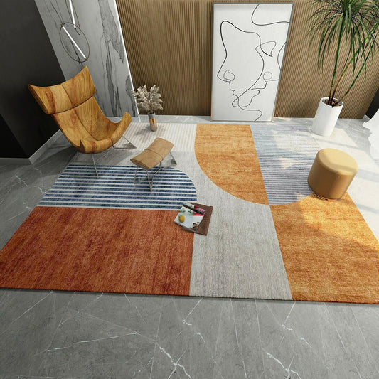 Tappeto nordico arancione